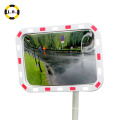 Elliptic reflective convex mirror eliminate blind spots aviod traffic accident alert people